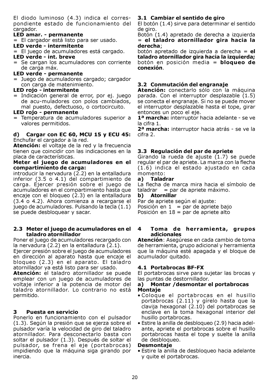 Festool CDD 12 User Manual | Page 20 / 78