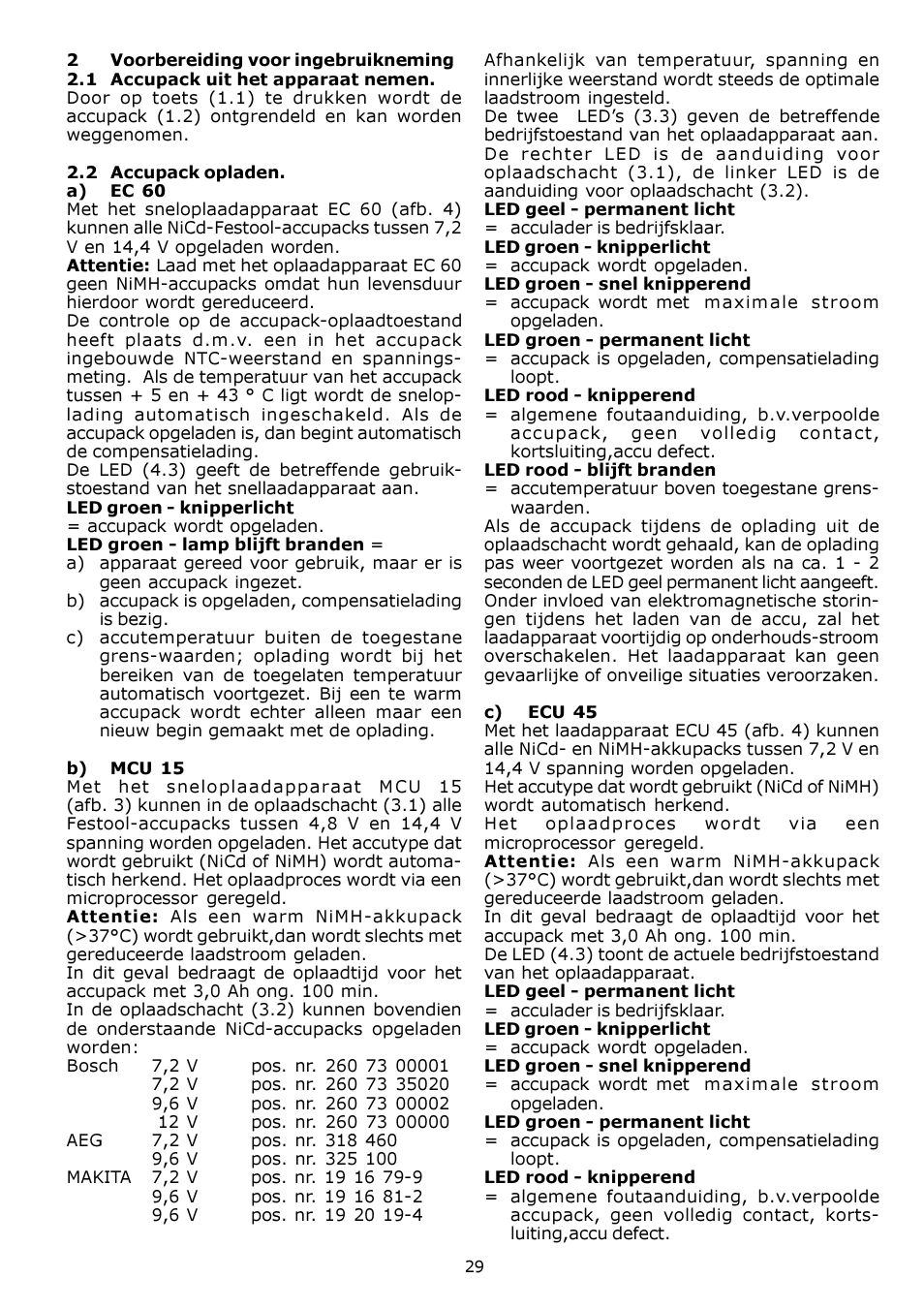 Festool CDD 12 User Manual | Page 29 / 78