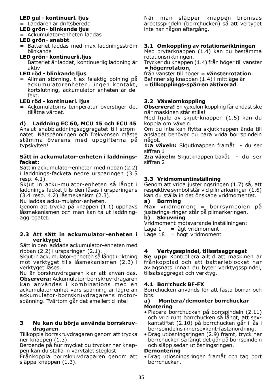 Festool CDD 12 User Manual | Page 35 / 78