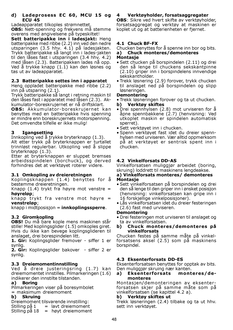 Festool CDD 12 User Manual | Page 48 / 78