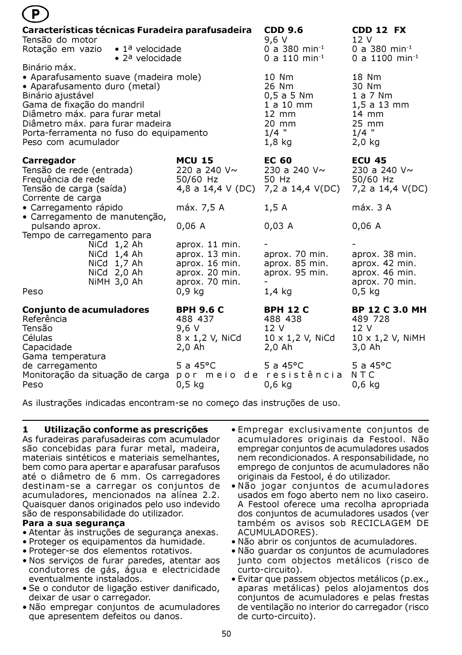 Festool CDD 12 User Manual | Page 50 / 78