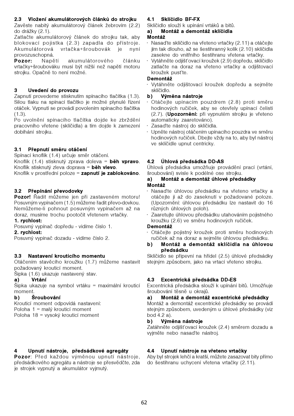 Festool CDD 12 User Manual | Page 62 / 78
