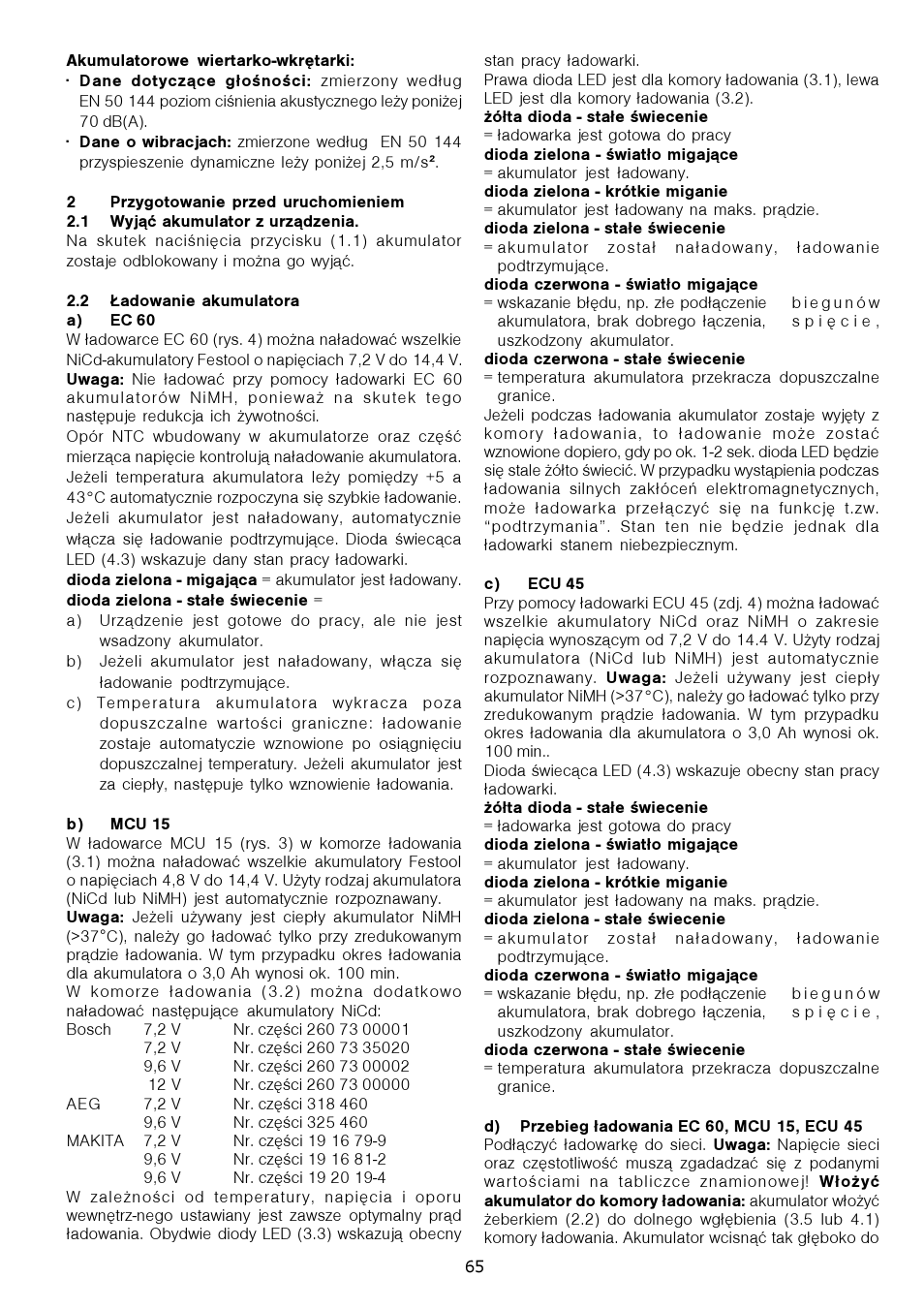 Festool CDD 12 User Manual | Page 65 / 78