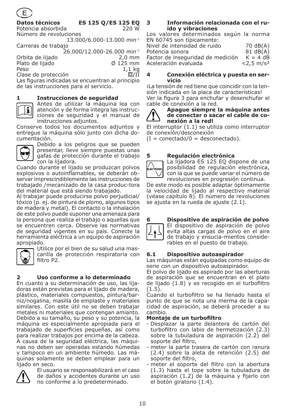 Festool ES 125 Q User Manual | Page 10 / 34
