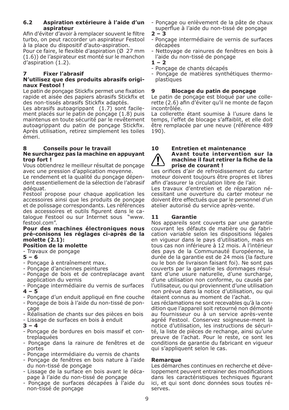 Festool ES 125 Q User Manual | Page 9 / 34