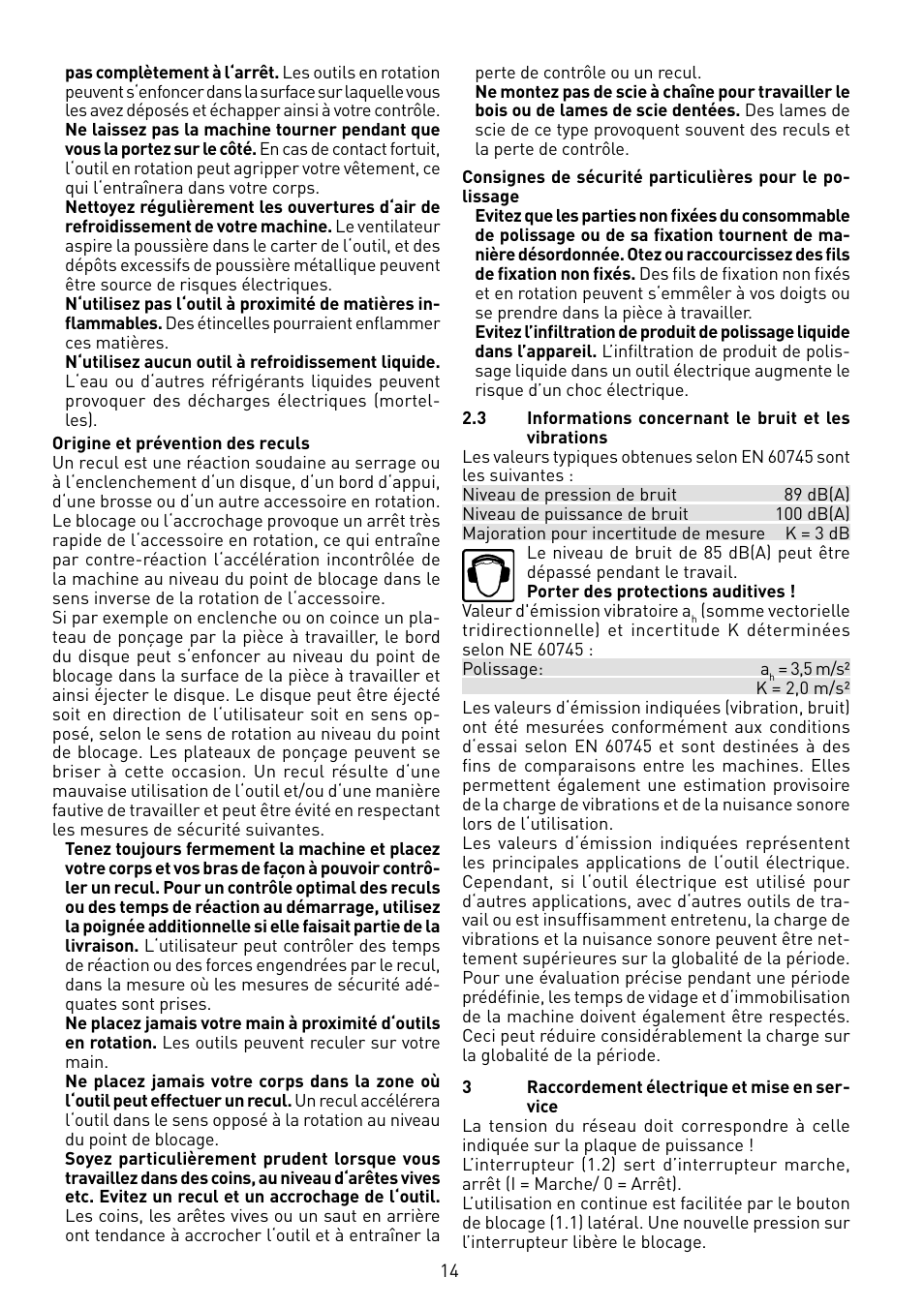 Festool POLLUX 180 E User Manual | Page 14 / 54