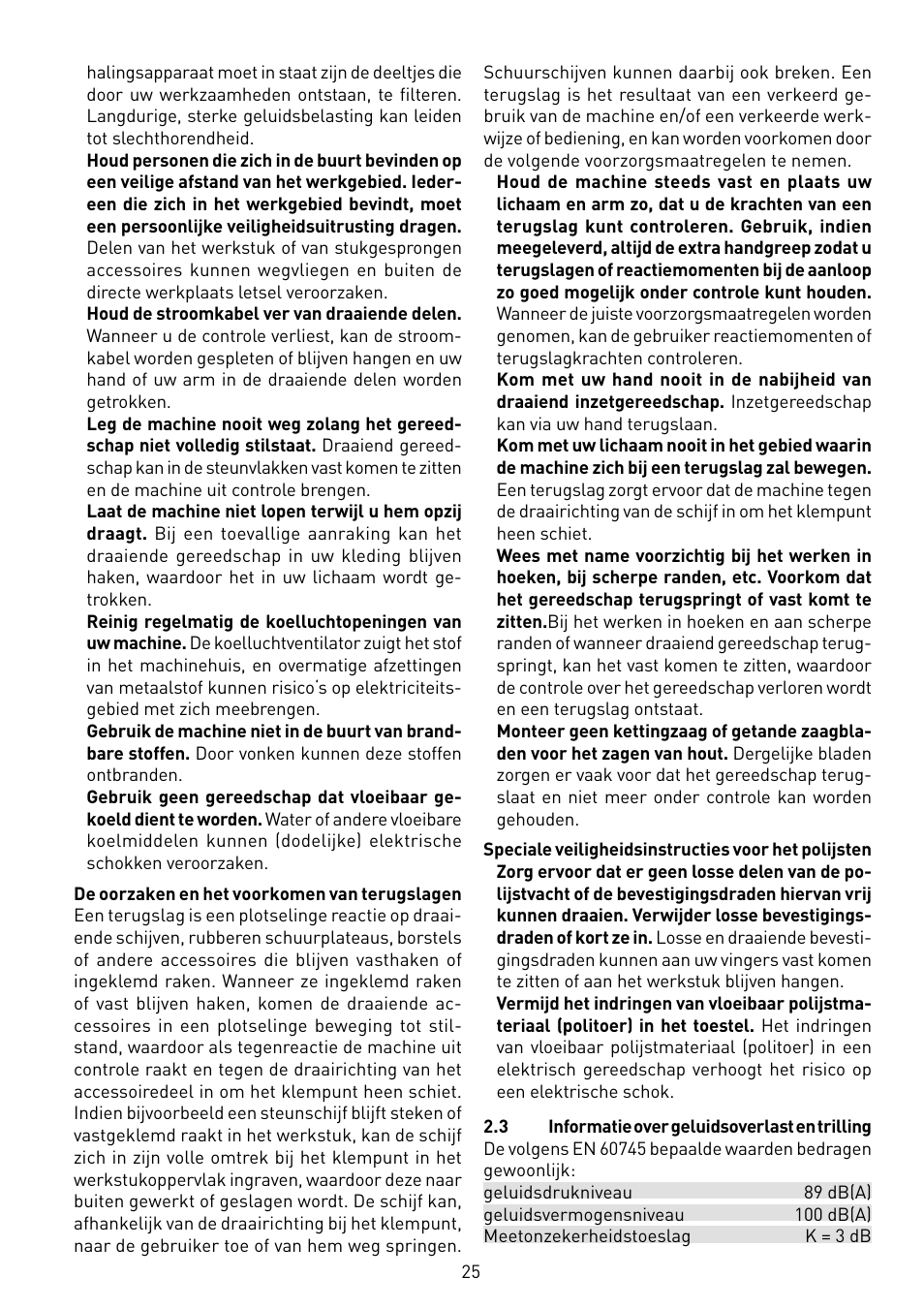 Festool POLLUX 180 E User Manual | Page 25 / 54