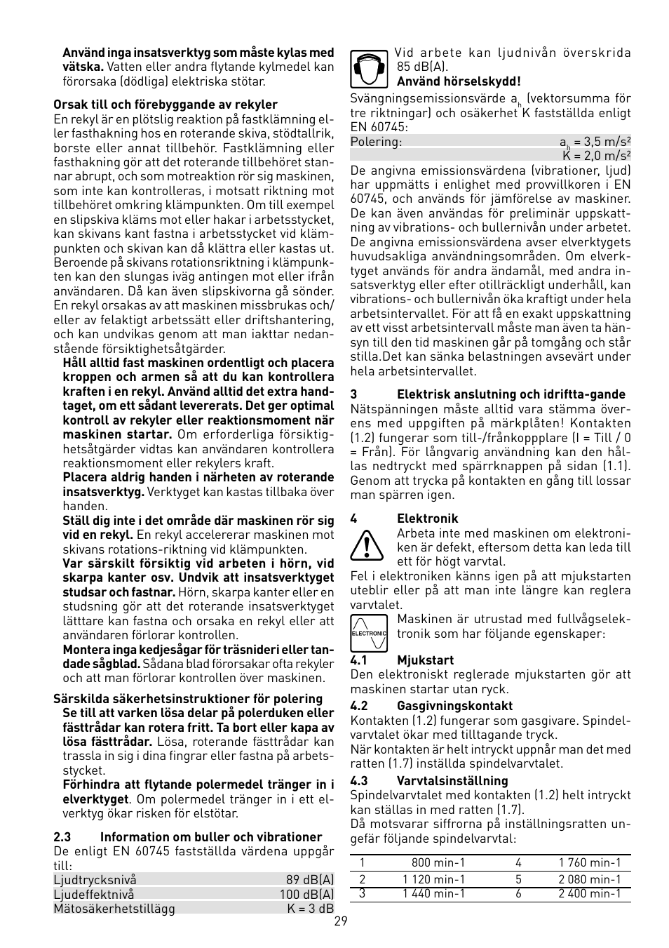Festool POLLUX 180 E User Manual | Page 29 / 54