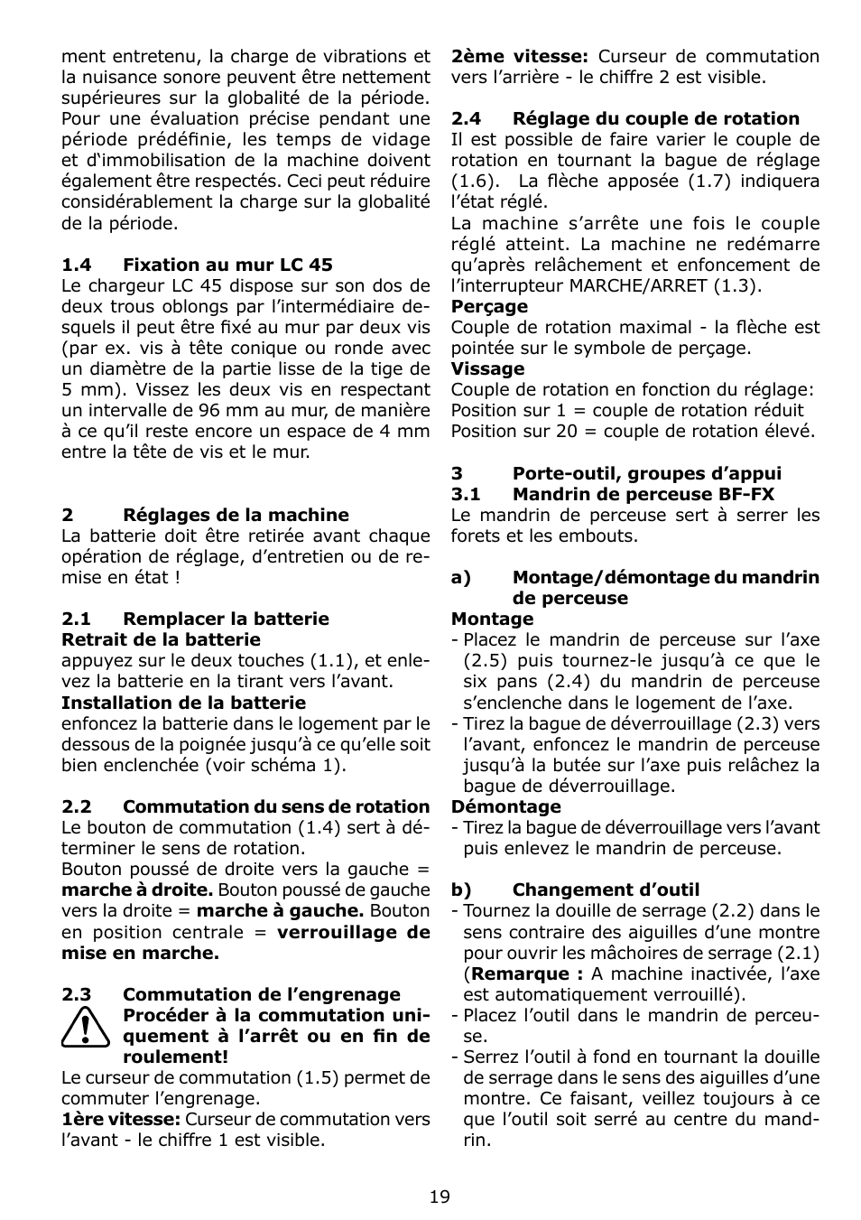 Festool C 12 User Manual | Page 19 / 86