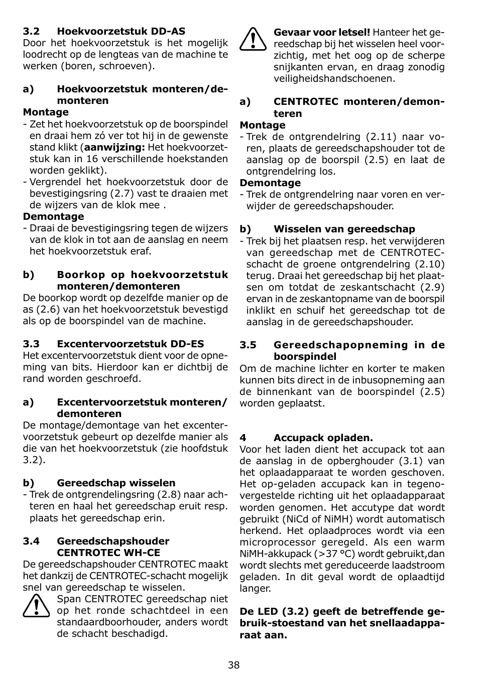 Festool C 12 User Manual | Page 38 / 86