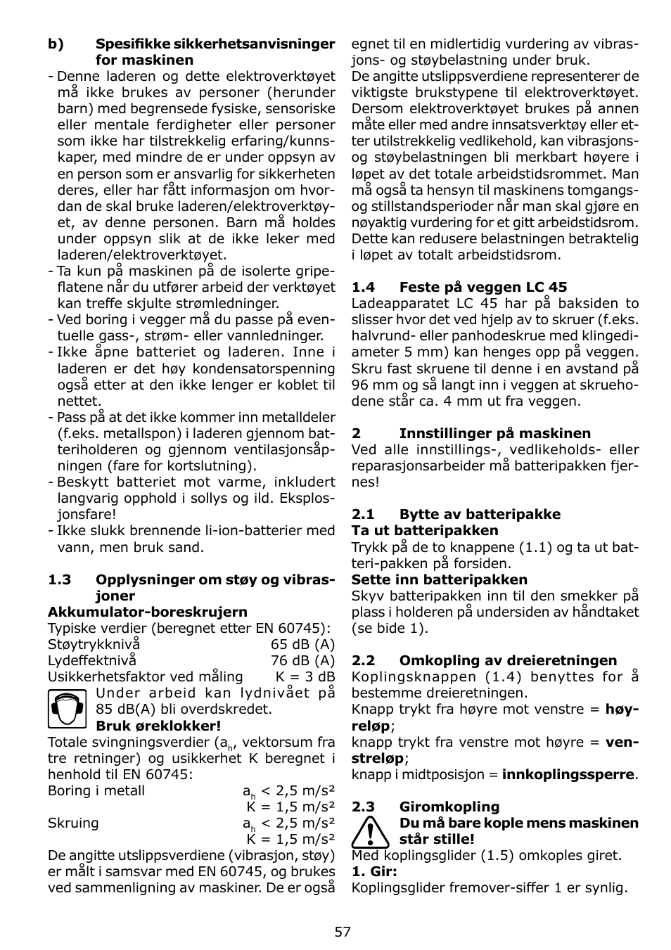 Festool C 12 User Manual | Page 57 / 86