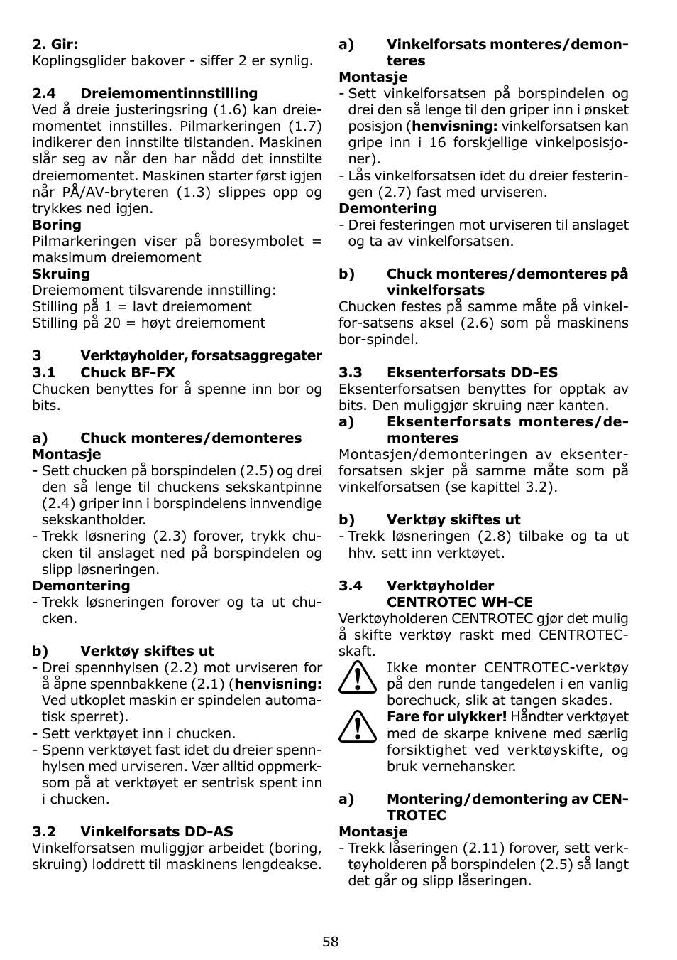 Festool C 12 User Manual | Page 58 / 86