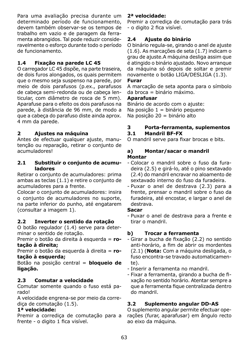 Festool C 12 User Manual | Page 63 / 86