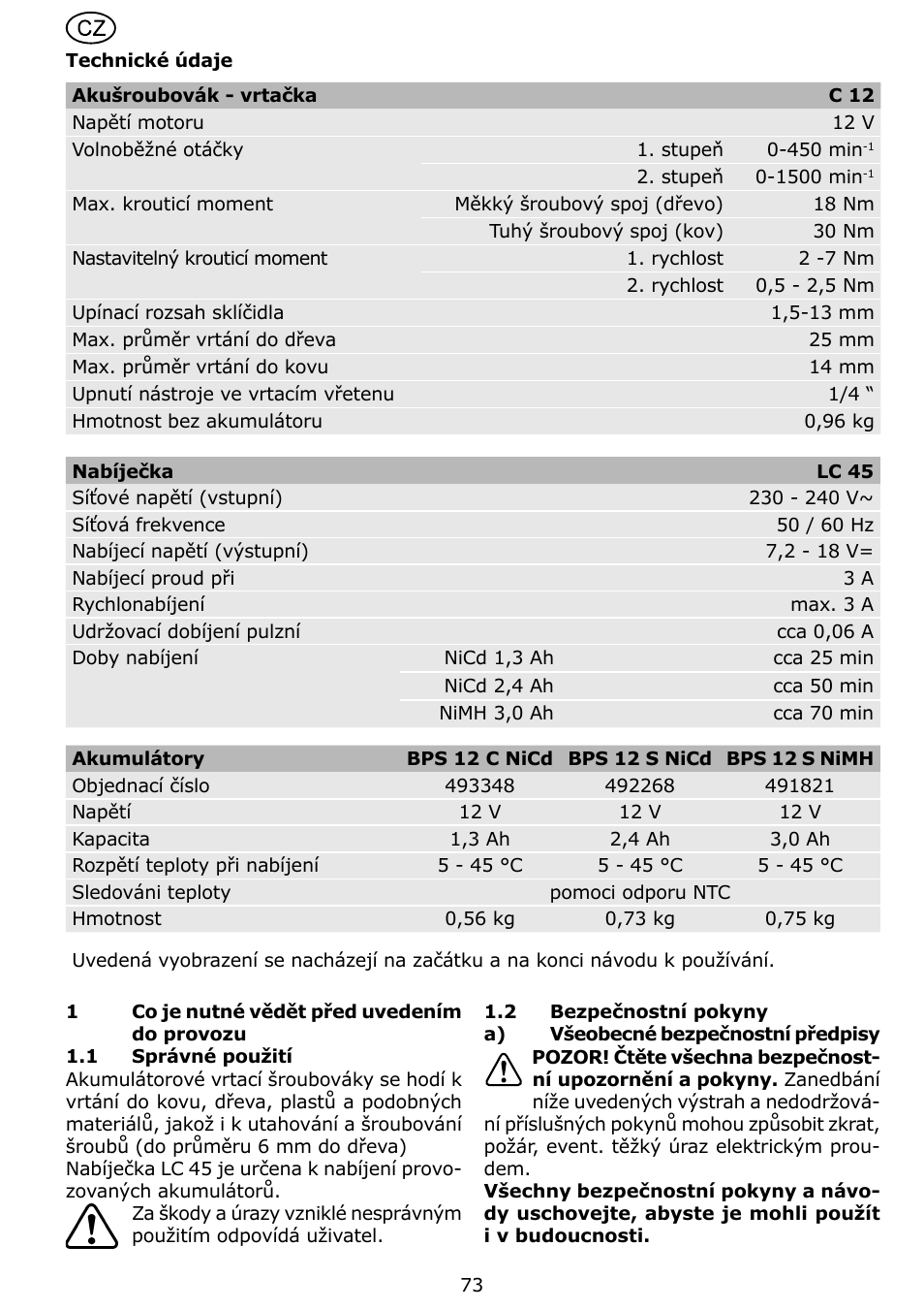 Festool C 12 User Manual | Page 73 / 86