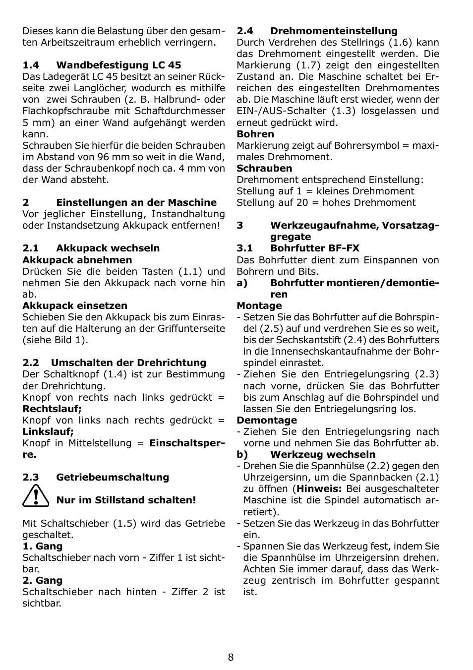 Festool C 12 User Manual | Page 8 / 86