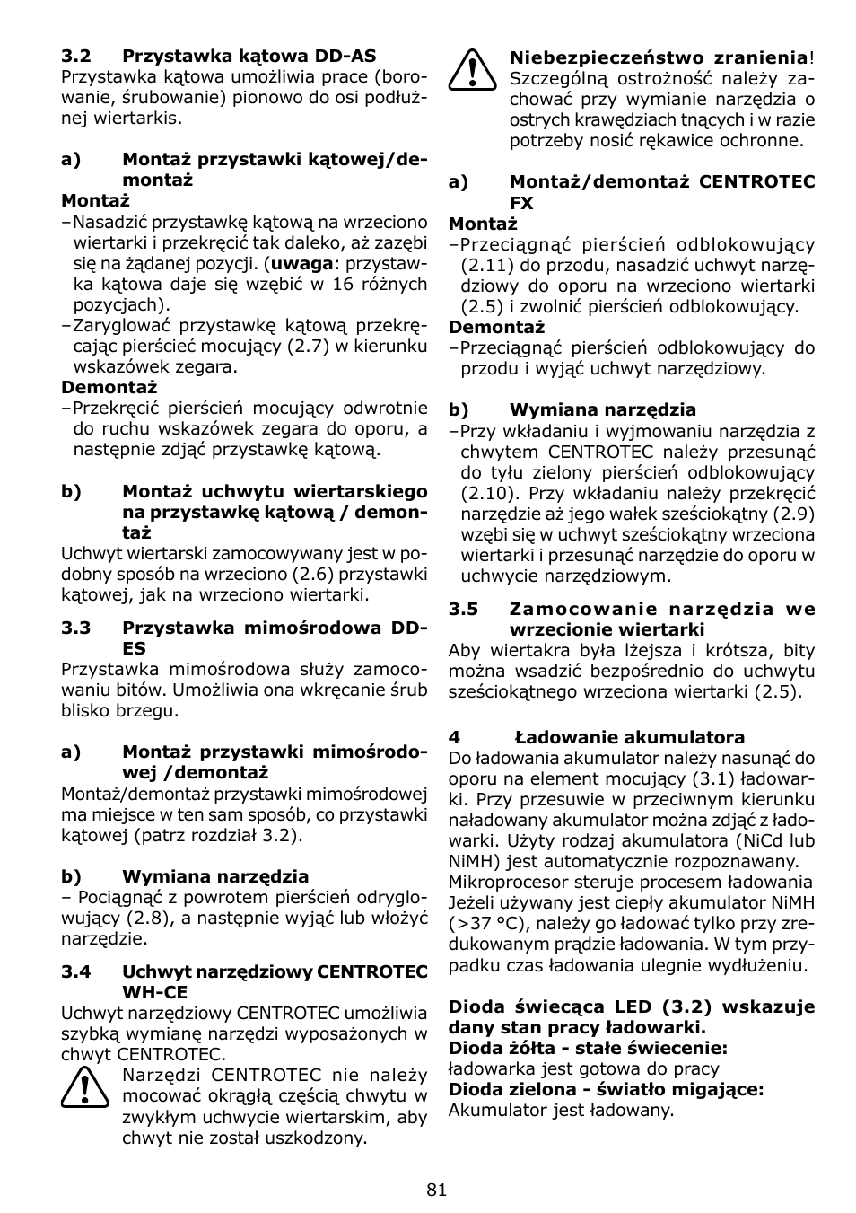 Festool C 12 User Manual | Page 81 / 86