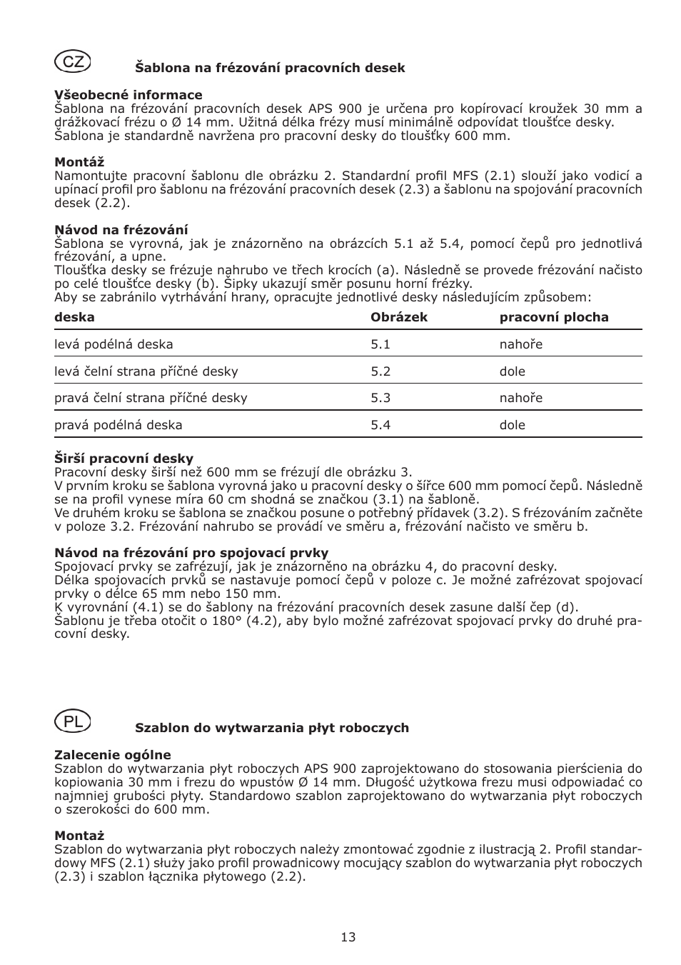 Festool APS 900 accessories User Manual | Page 13 / 14