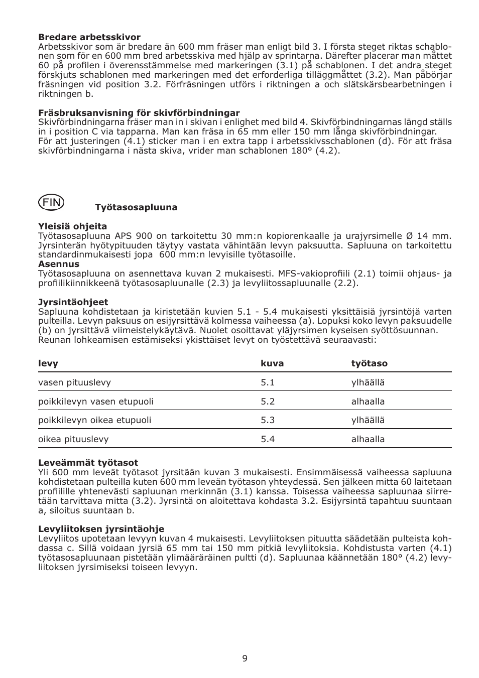 Festool APS 900 accessories User Manual | Page 9 / 14