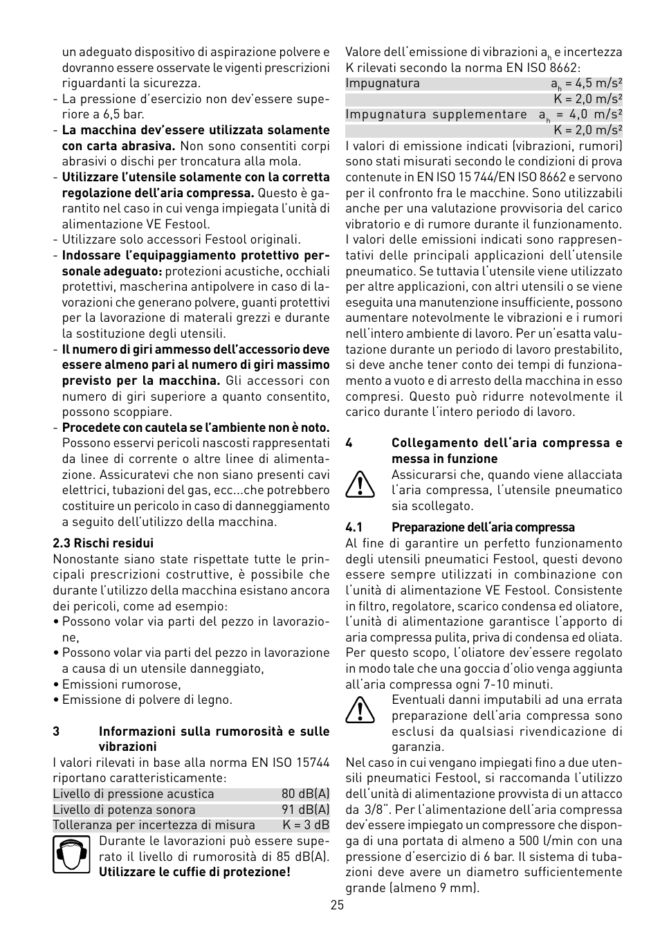 Festool LRS 400 User Manual | Page 25 / 70