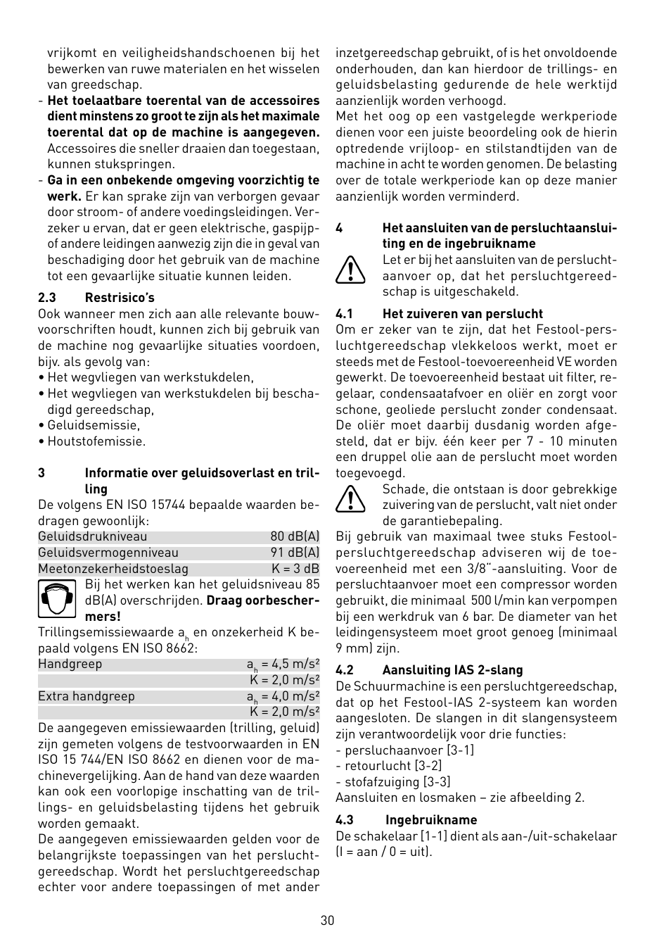 Festool LRS 400 User Manual | Page 30 / 70