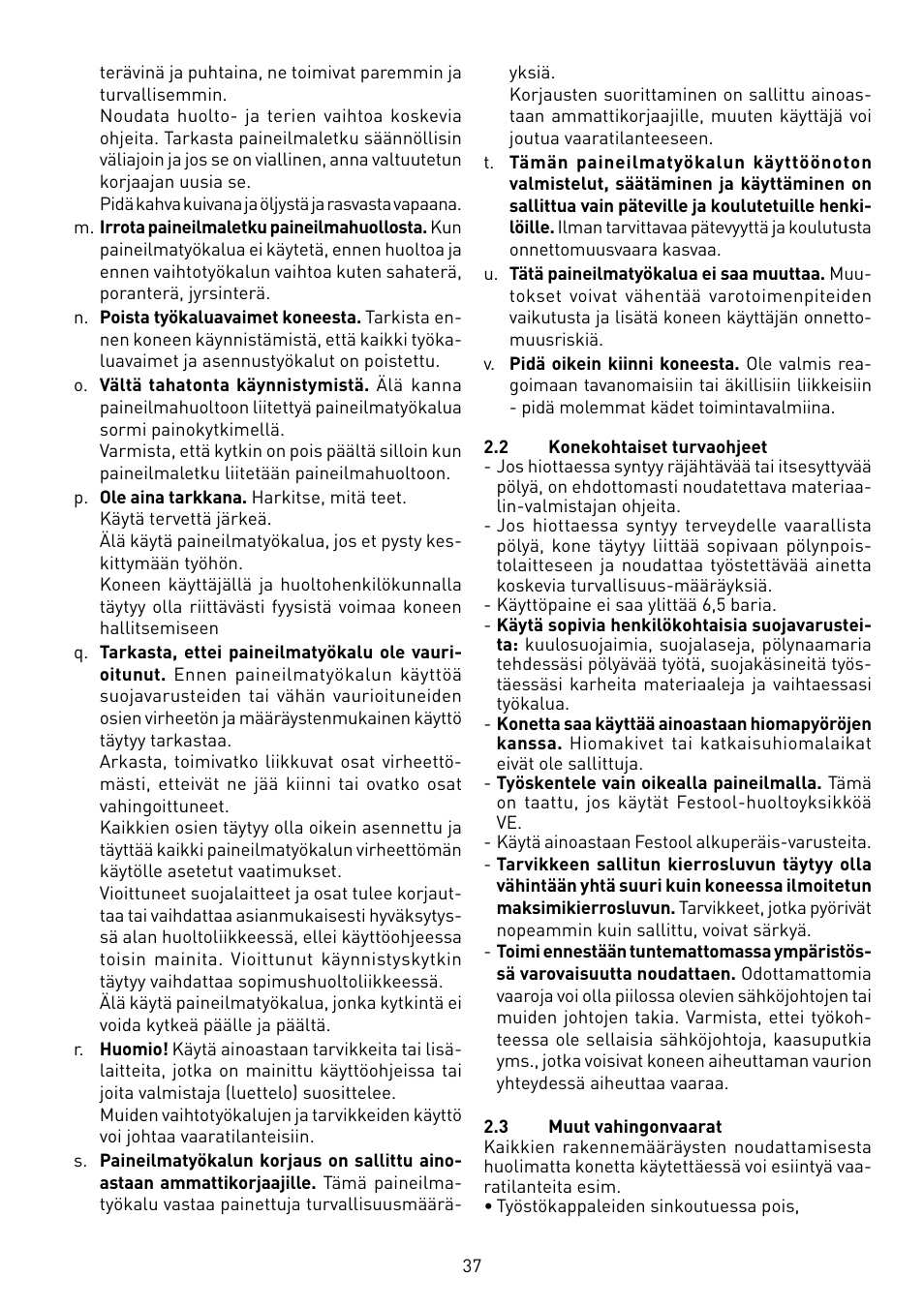 Festool LRS 400 User Manual | Page 37 / 70