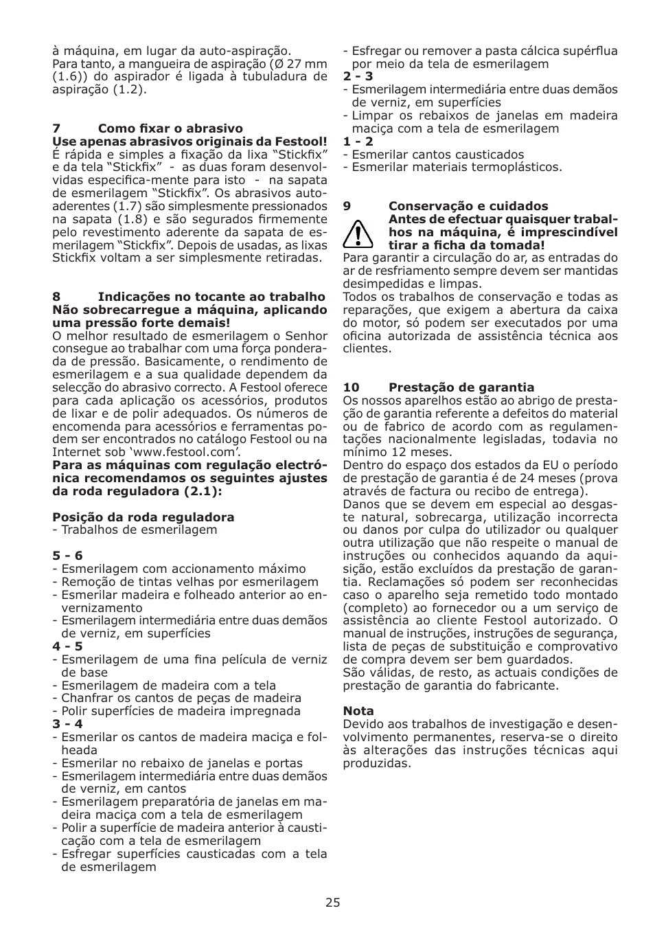Festool DS 400 Q-EQ User Manual | Page 25 / 34