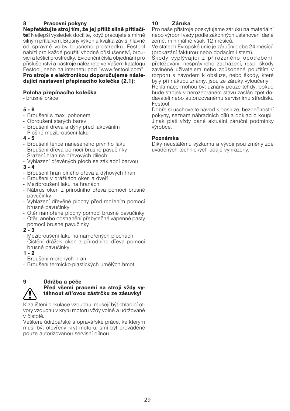 Festool DS 400 Q-EQ User Manual | Page 29 / 34