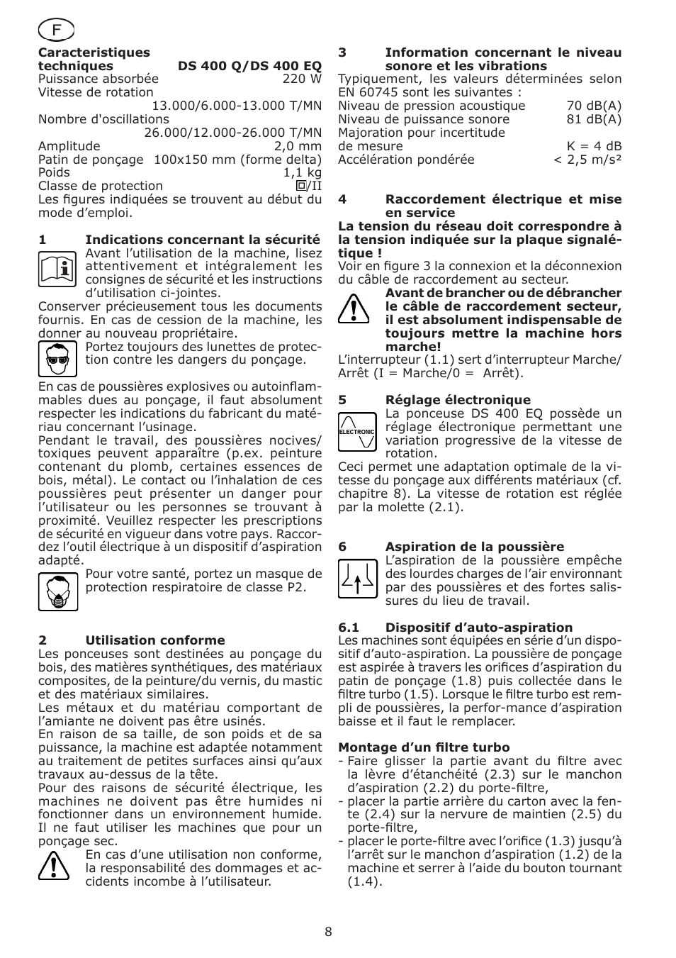 Festool DS 400 Q-EQ User Manual | Page 8 / 34