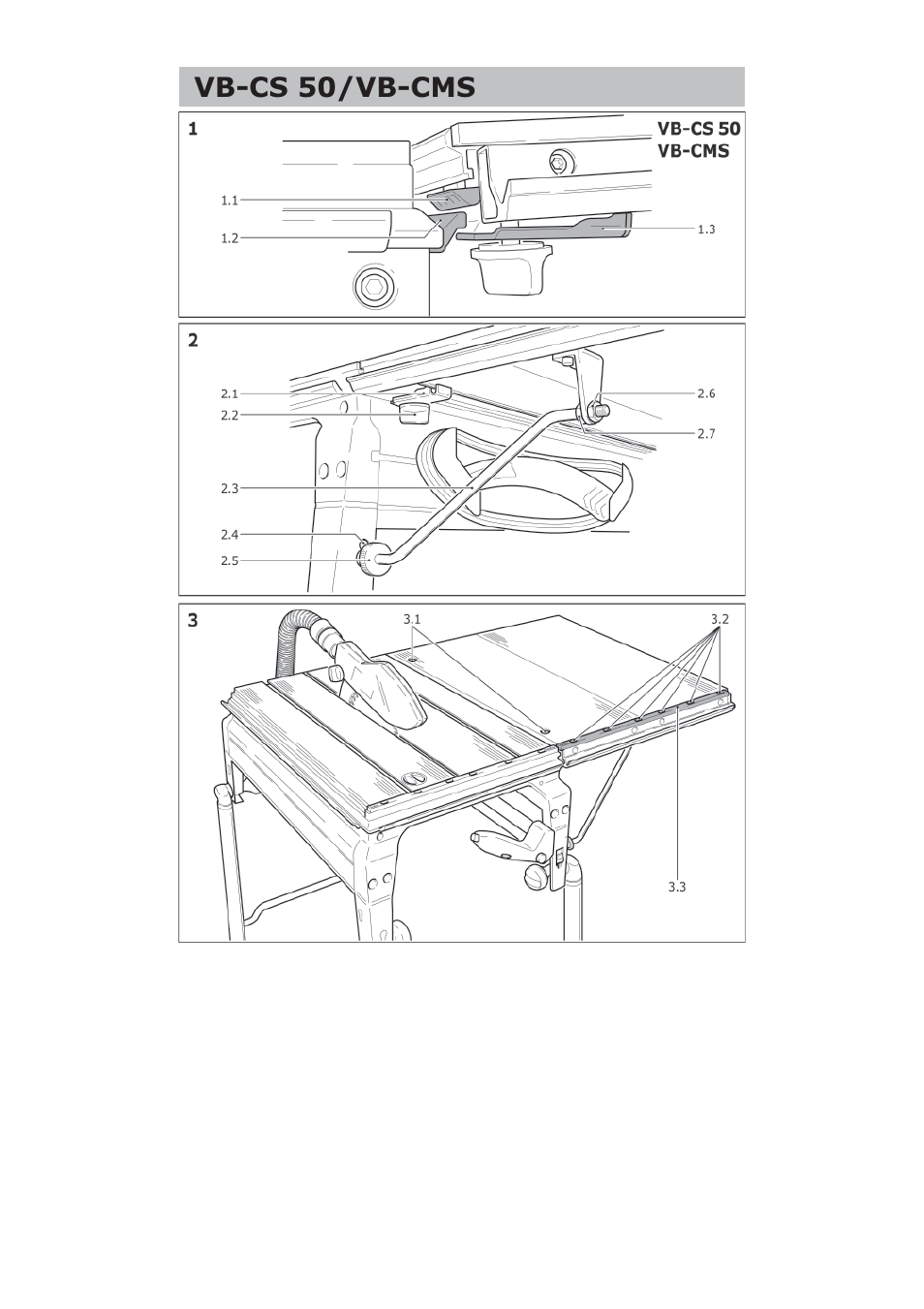 Festool CS 50 vb vl accessories PRECISIO User Manual | Page 2 / 30