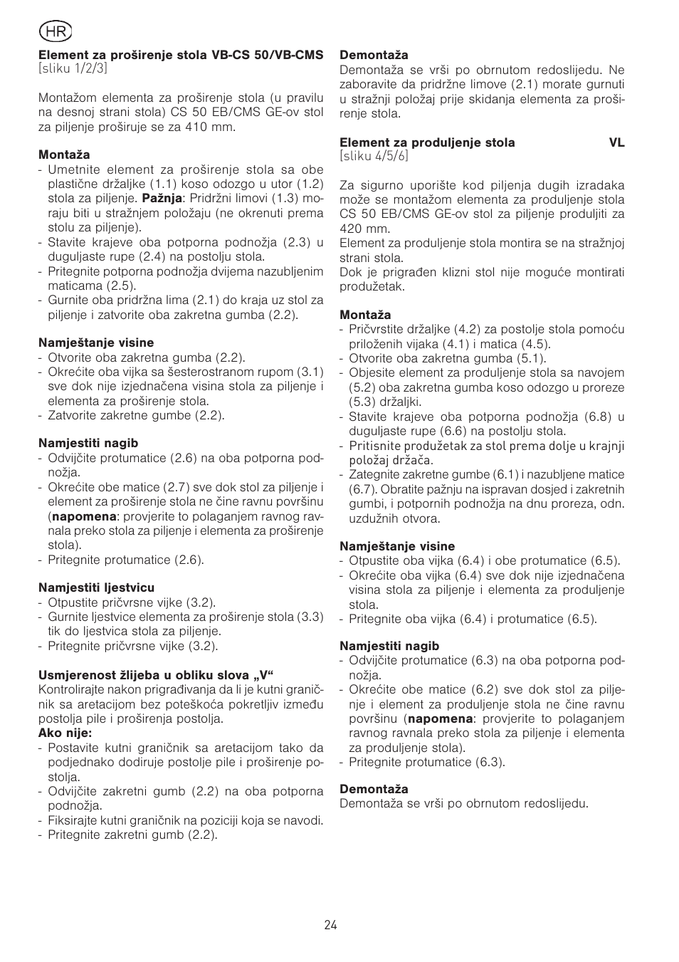 Festool CS 50 vb vl accessories PRECISIO User Manual | Page 24 / 30