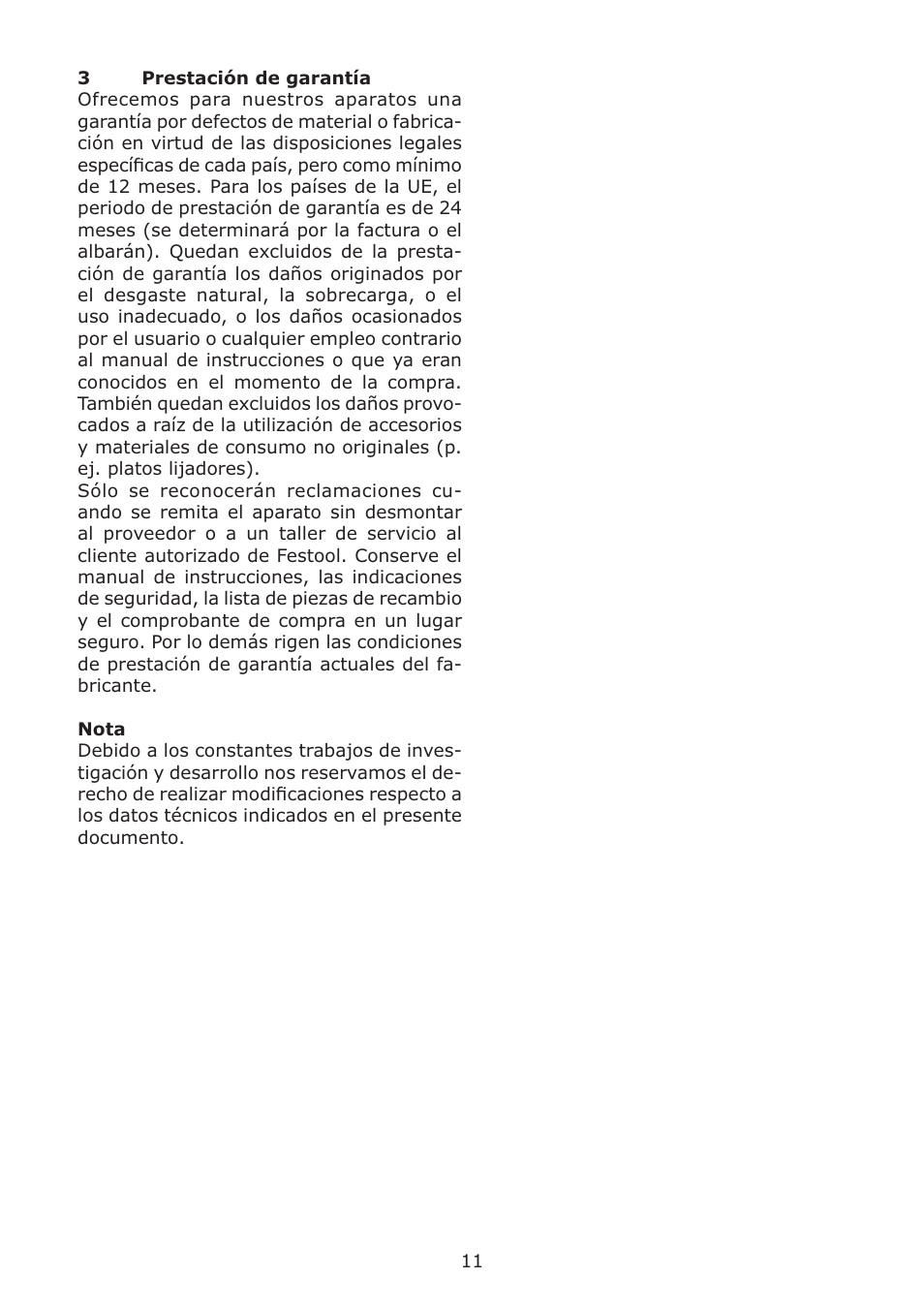 Festool LC 45 User Manual | Page 11 / 34