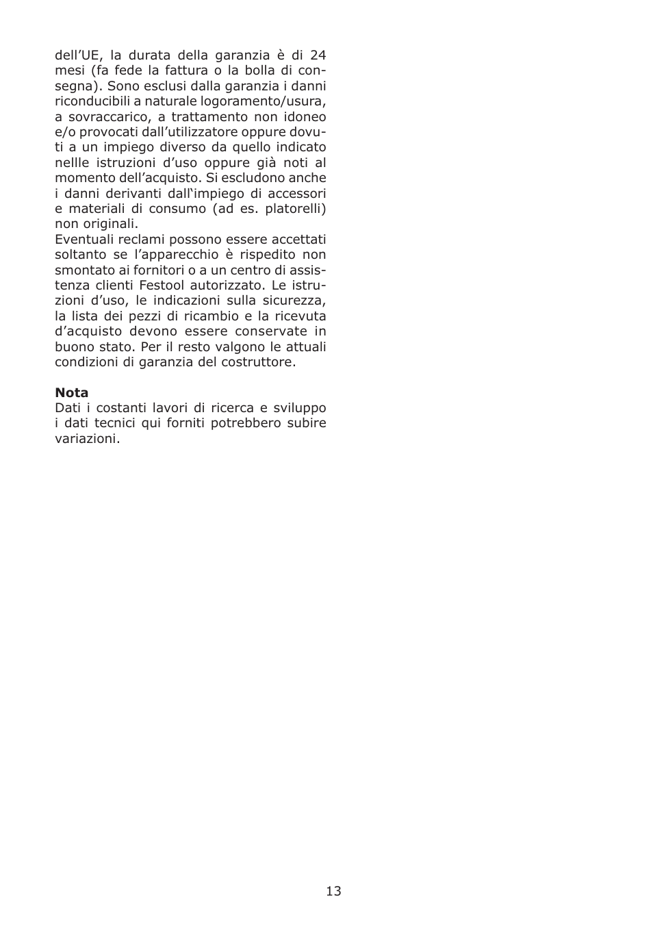 Festool LC 45 User Manual | Page 13 / 34