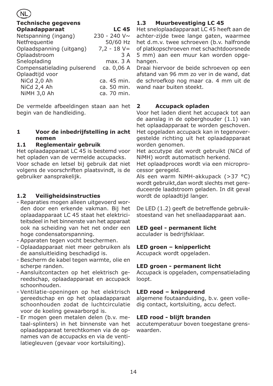 Festool LC 45 User Manual | Page 14 / 34