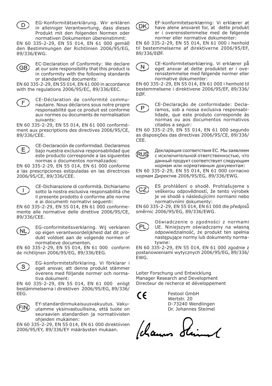 Festool LC 45 User Manual | Page 2 / 34