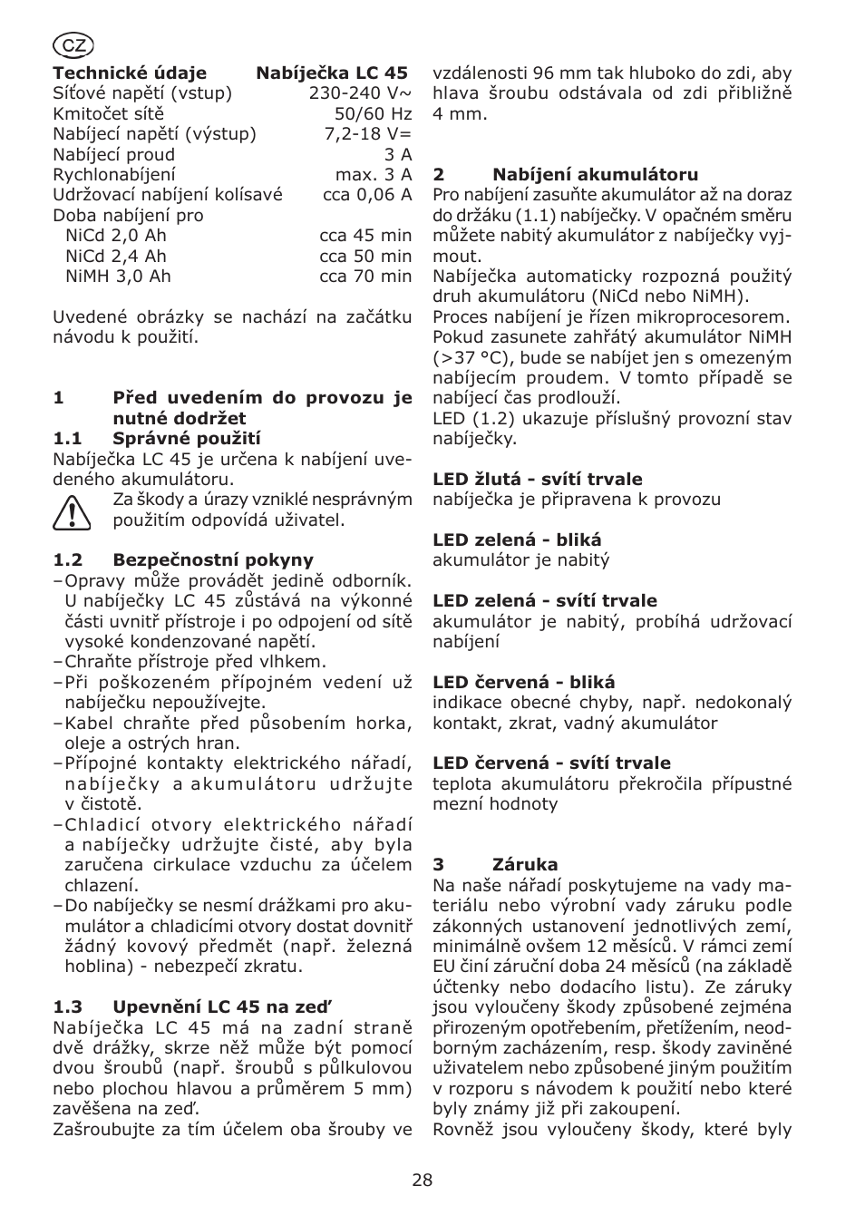 Festool LC 45 User Manual | Page 28 / 34