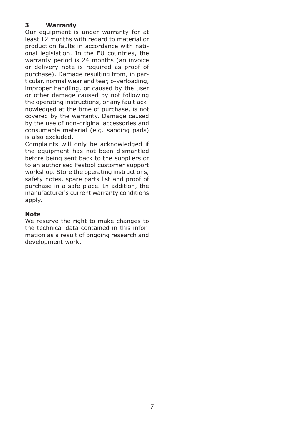 Festool LC 45 User Manual | Page 7 / 34