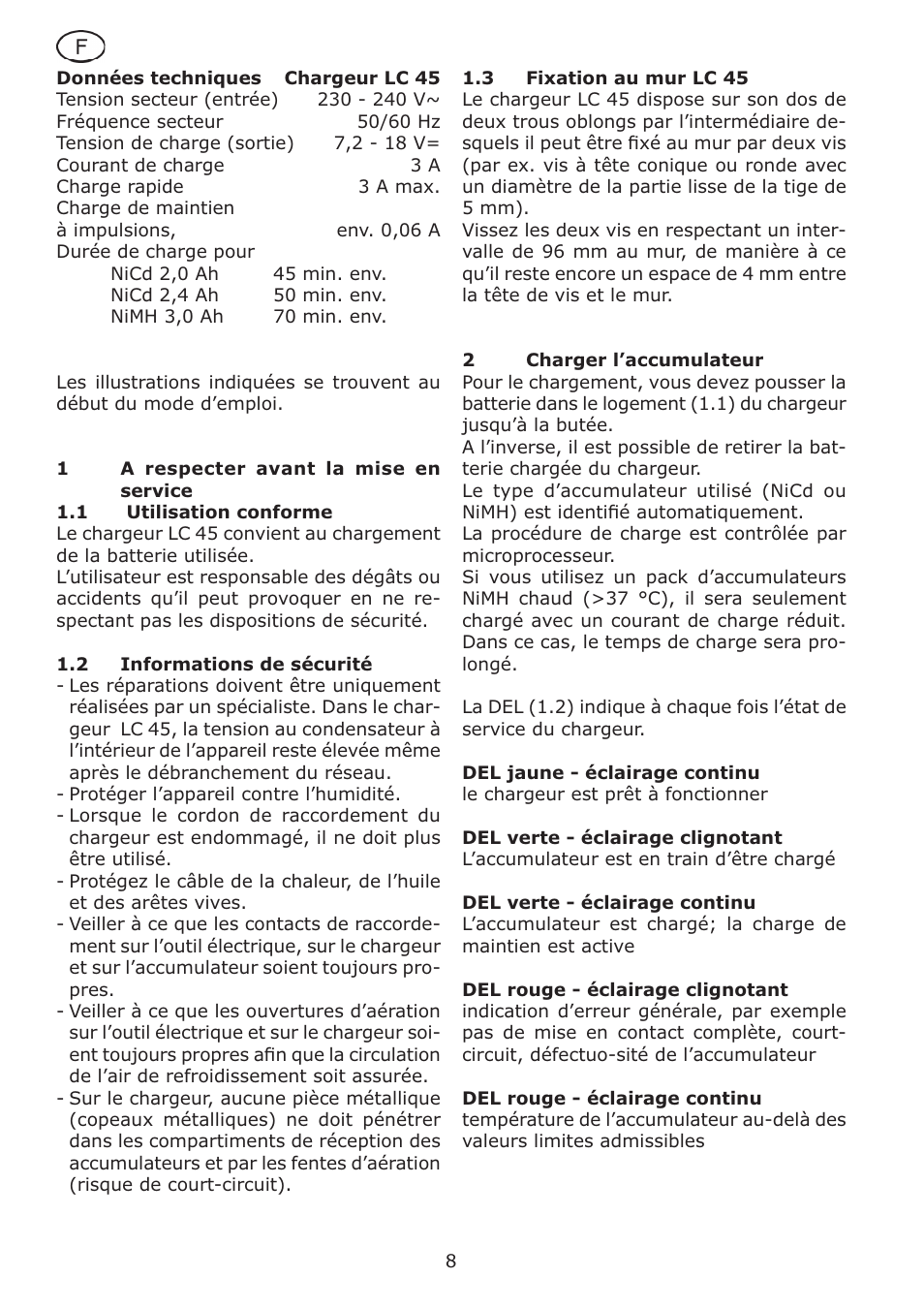 Festool LC 45 User Manual | Page 8 / 34