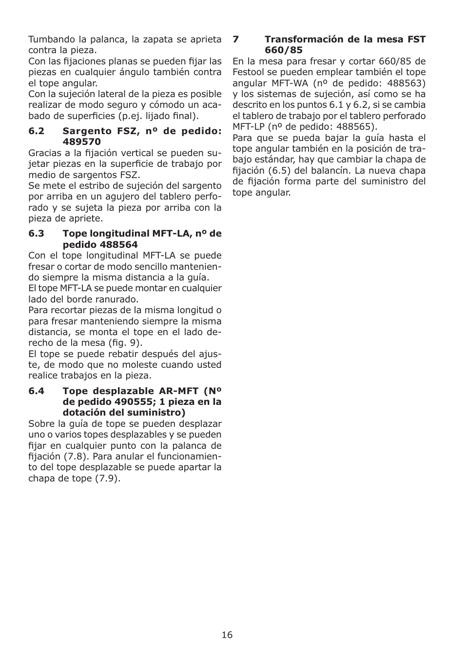 Festool MFT 1080 User Manual | Page 16 / 46