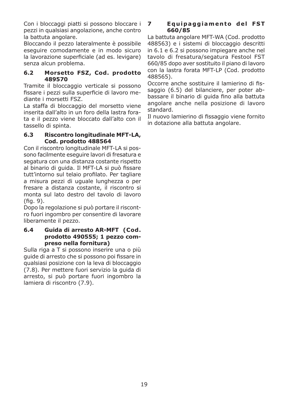 Festool MFT 1080 User Manual | Page 19 / 46