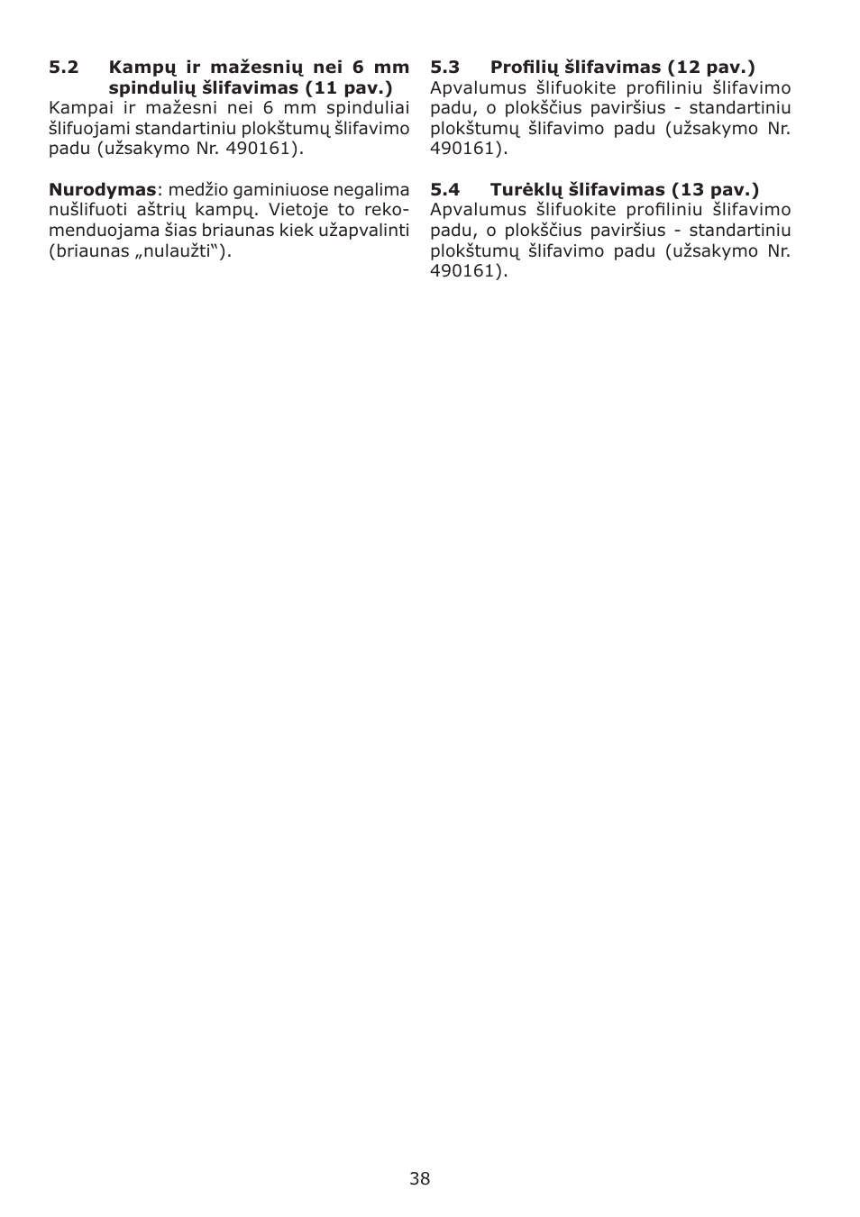 Festool LS 130 Kit User Manual | Page 38 / 42