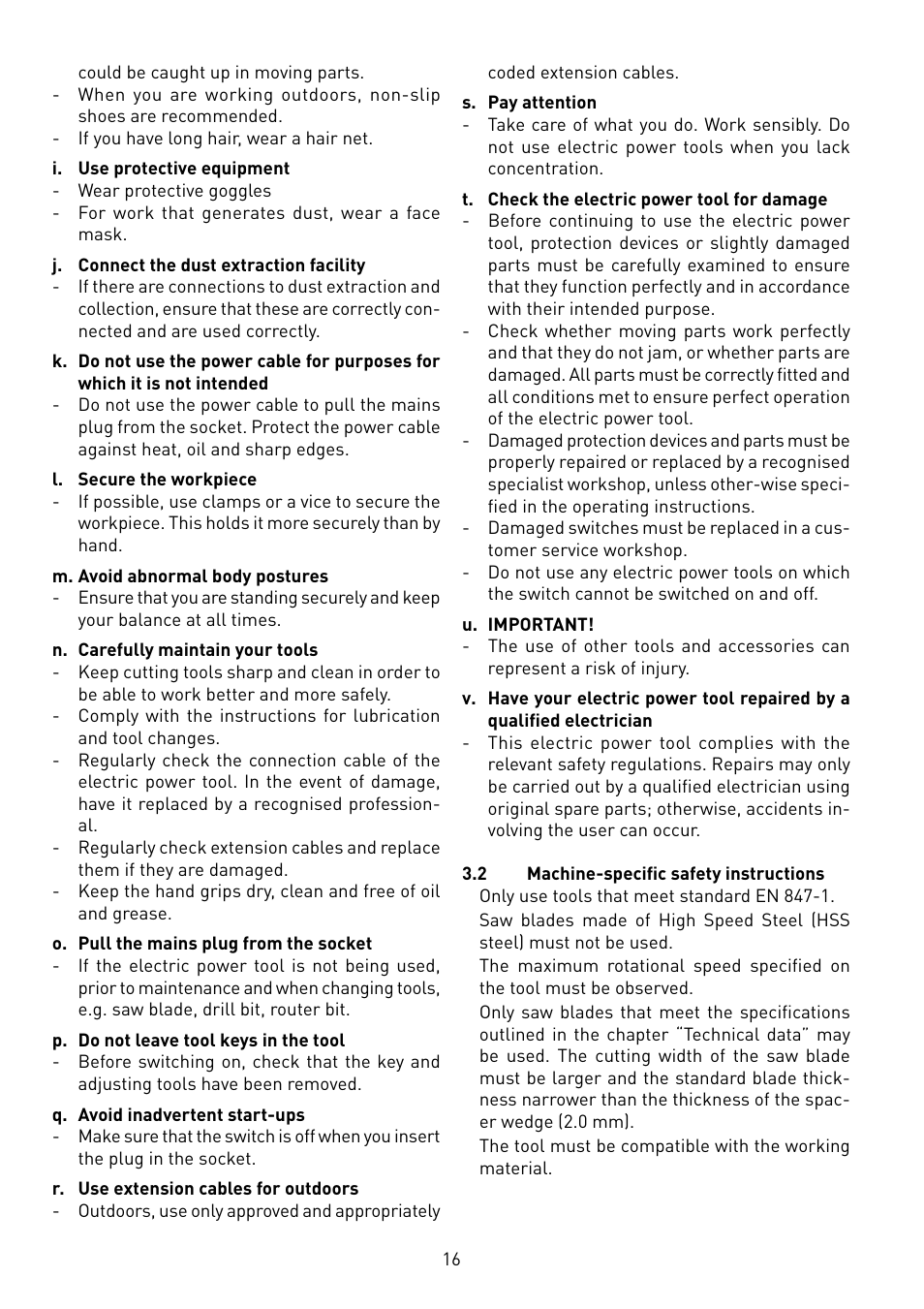 Festool CS 50 EB PRECISIO User Manual | Page 16 / 110