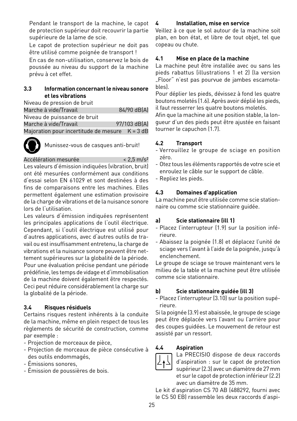 Festool CS 50 EB PRECISIO User Manual | Page 25 / 110