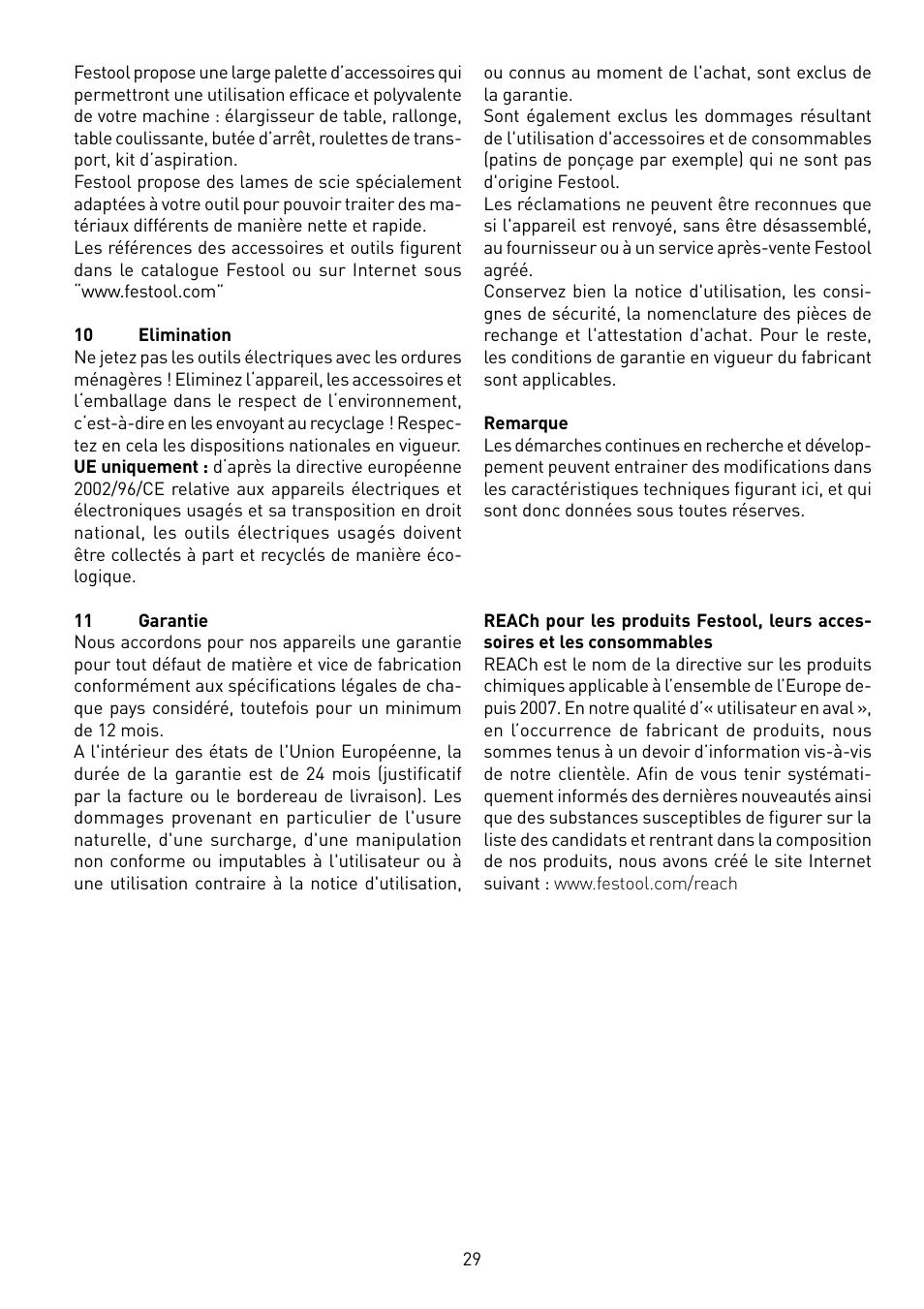 Festool CS 50 EB PRECISIO User Manual | Page 29 / 110