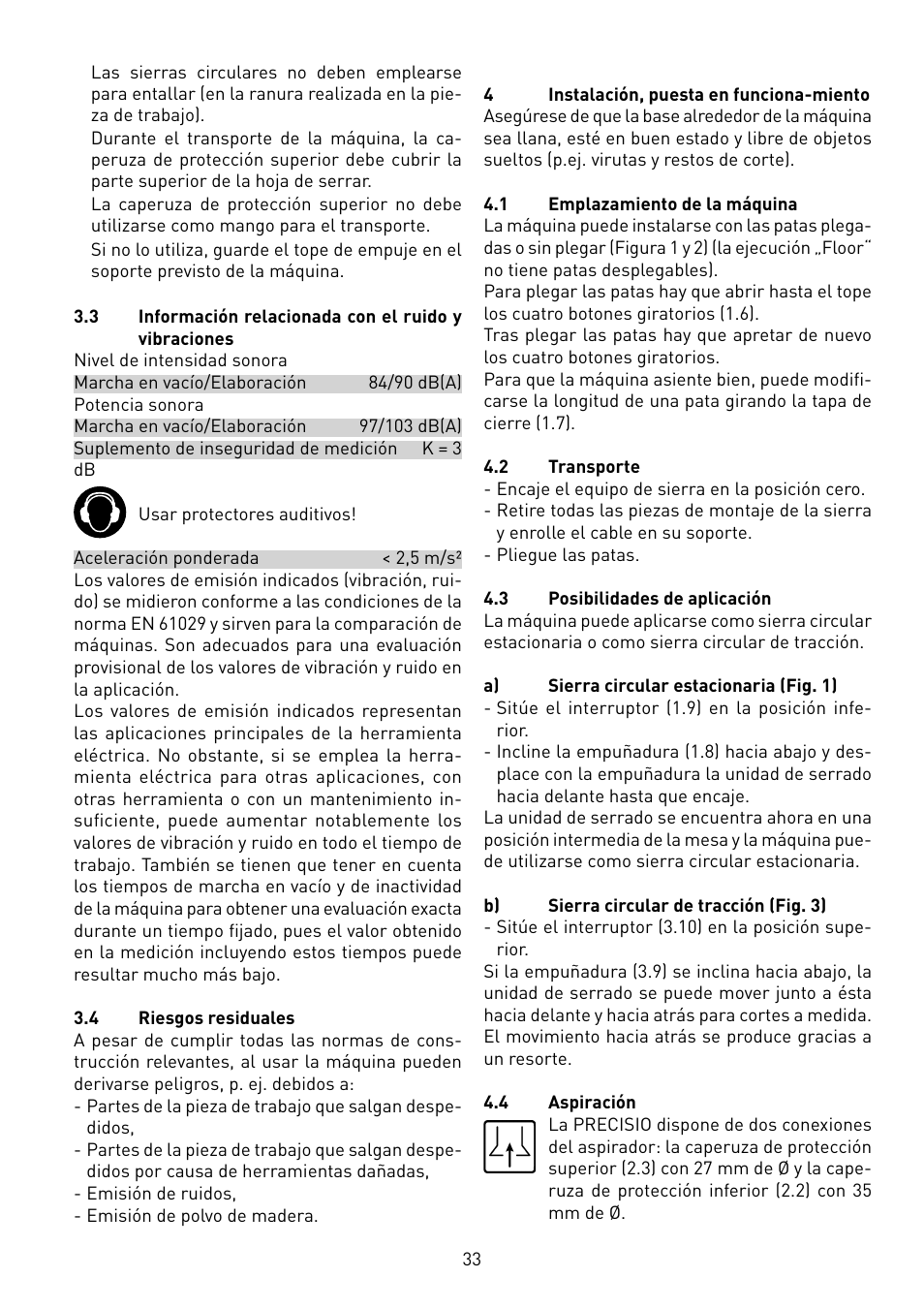 Festool CS 50 EB PRECISIO User Manual | Page 33 / 110