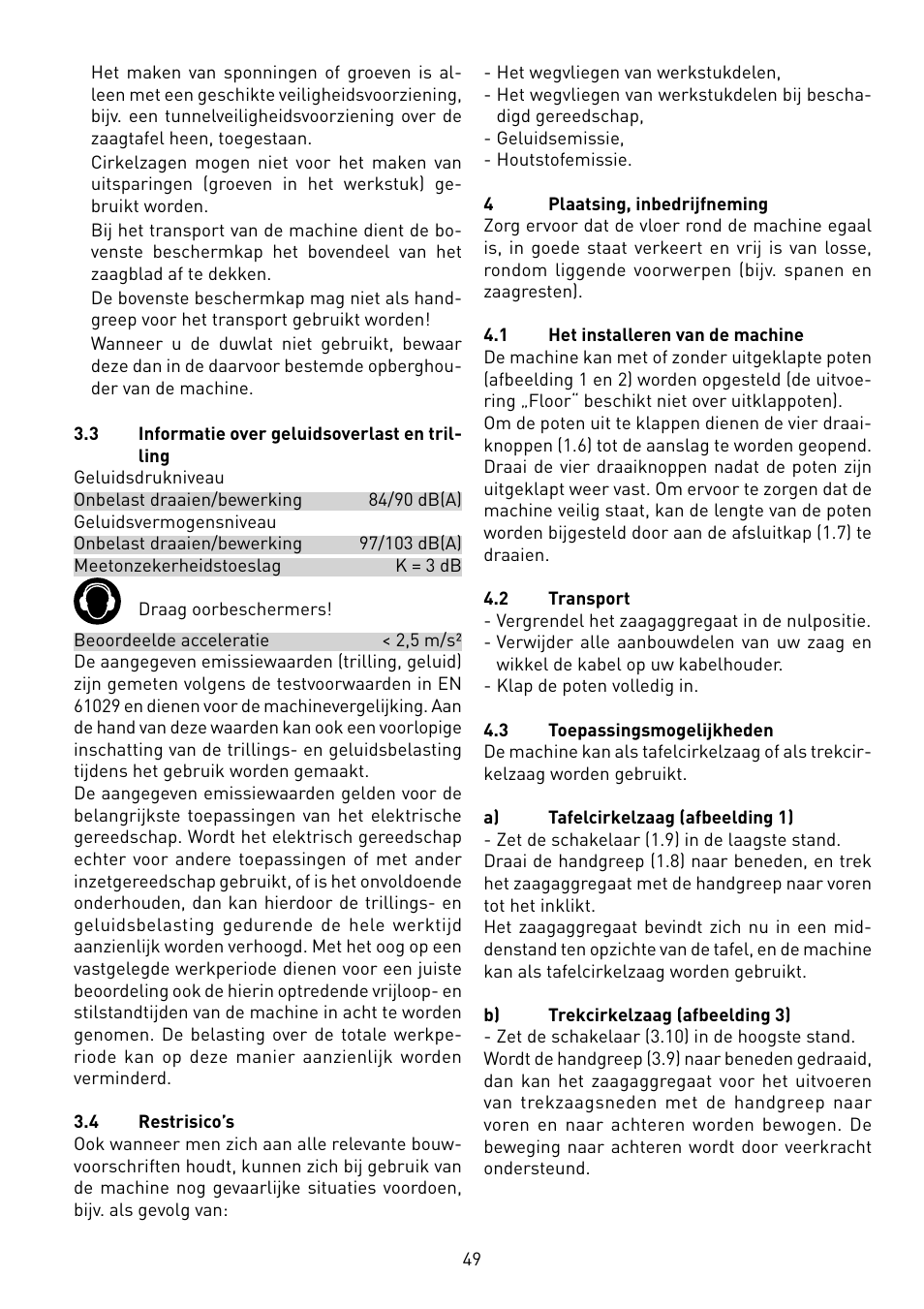 Festool CS 50 EB PRECISIO User Manual | Page 49 / 110