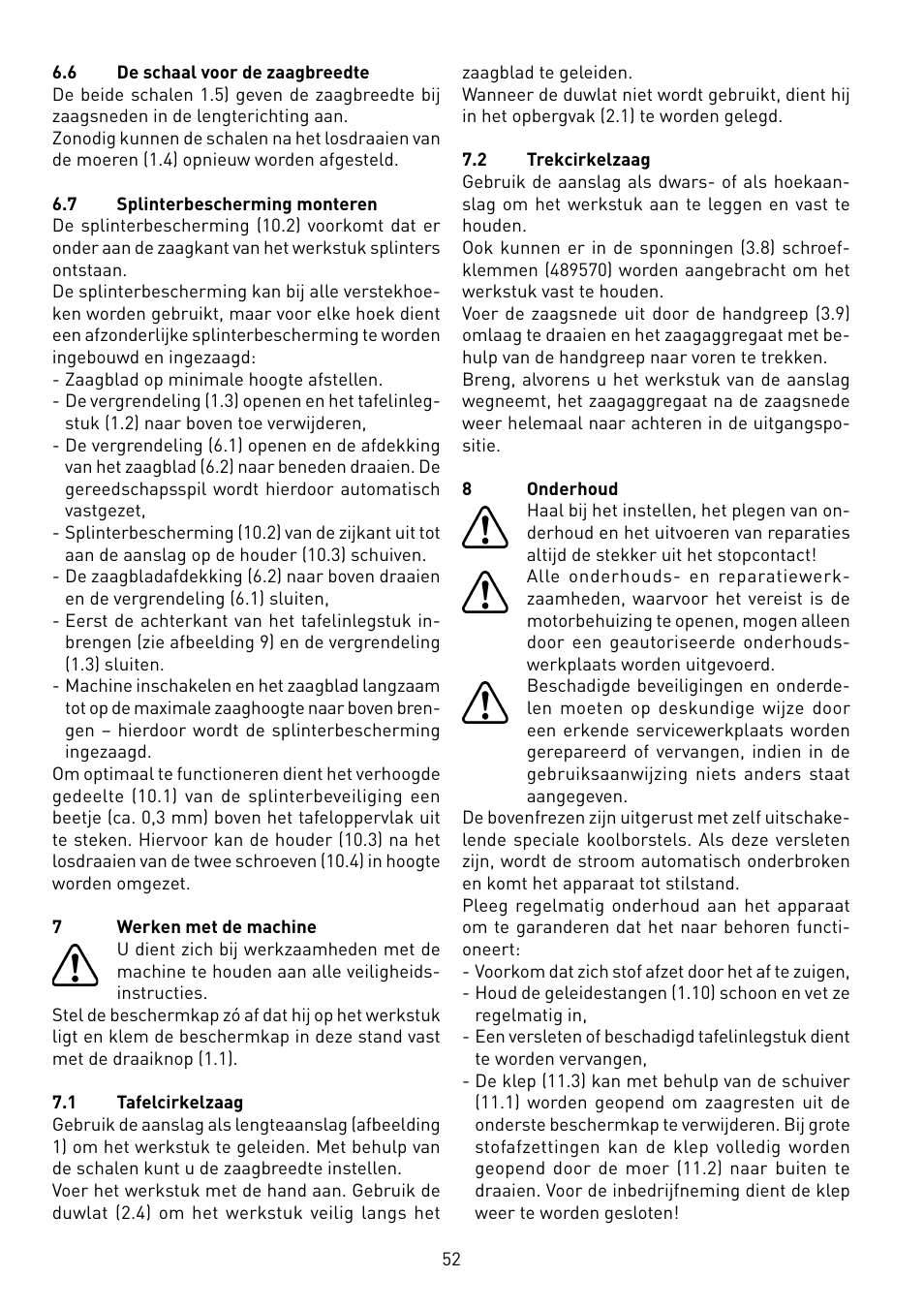 Festool CS 50 EB PRECISIO User Manual | Page 52 / 110