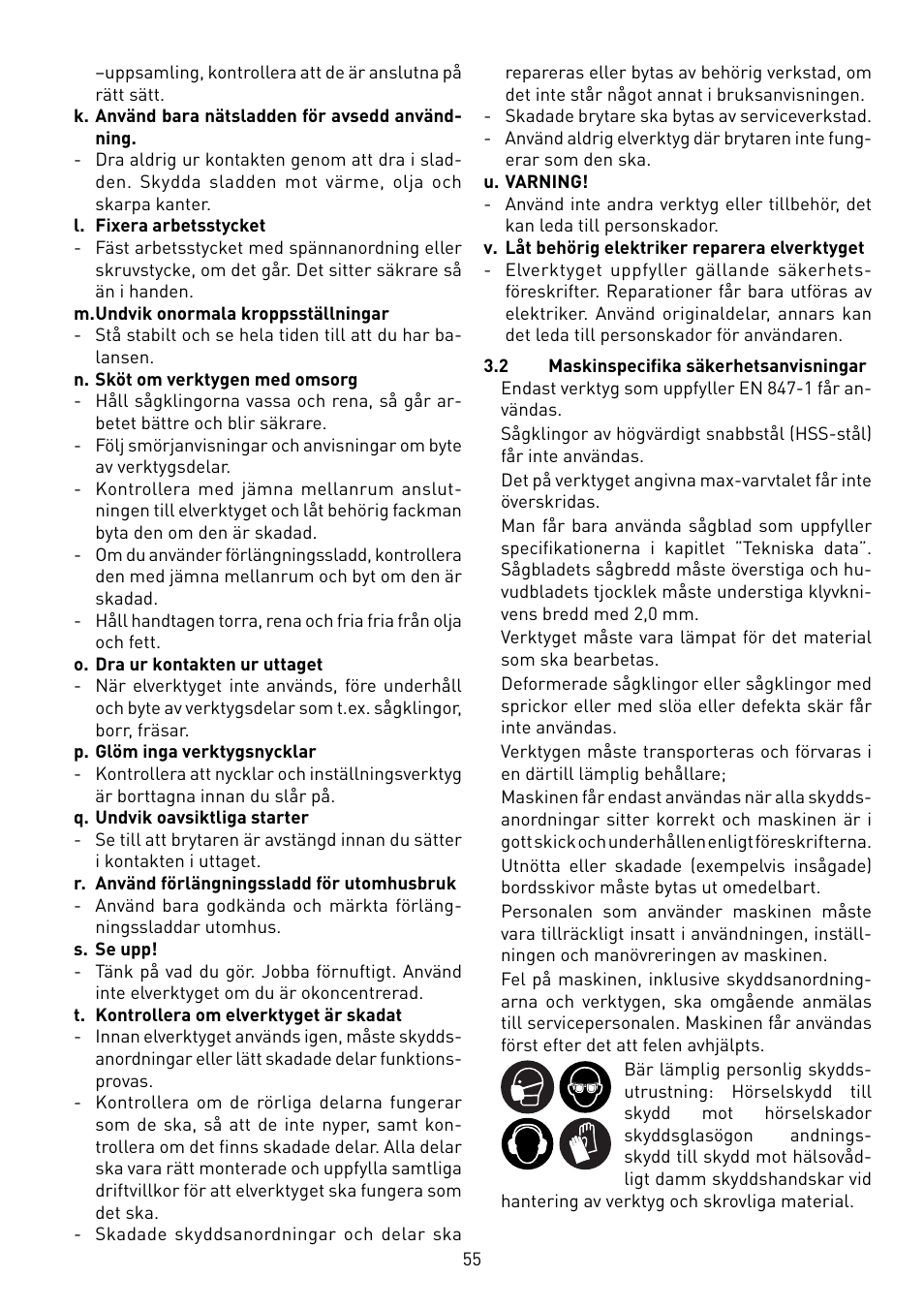 Festool CS 50 EB PRECISIO User Manual | Page 55 / 110