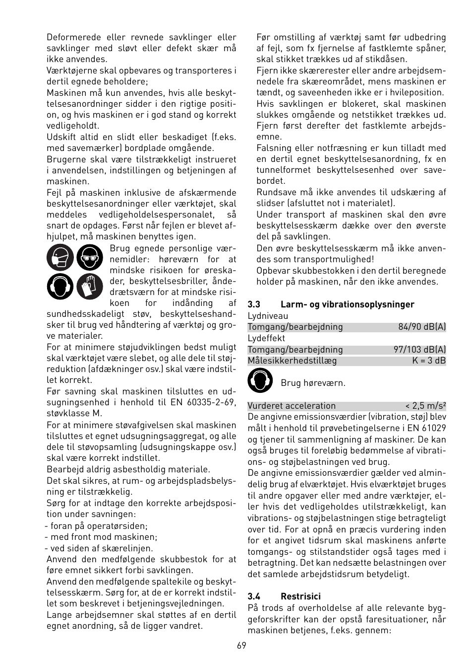 Festool CS 50 EB PRECISIO User Manual | Page 69 / 110