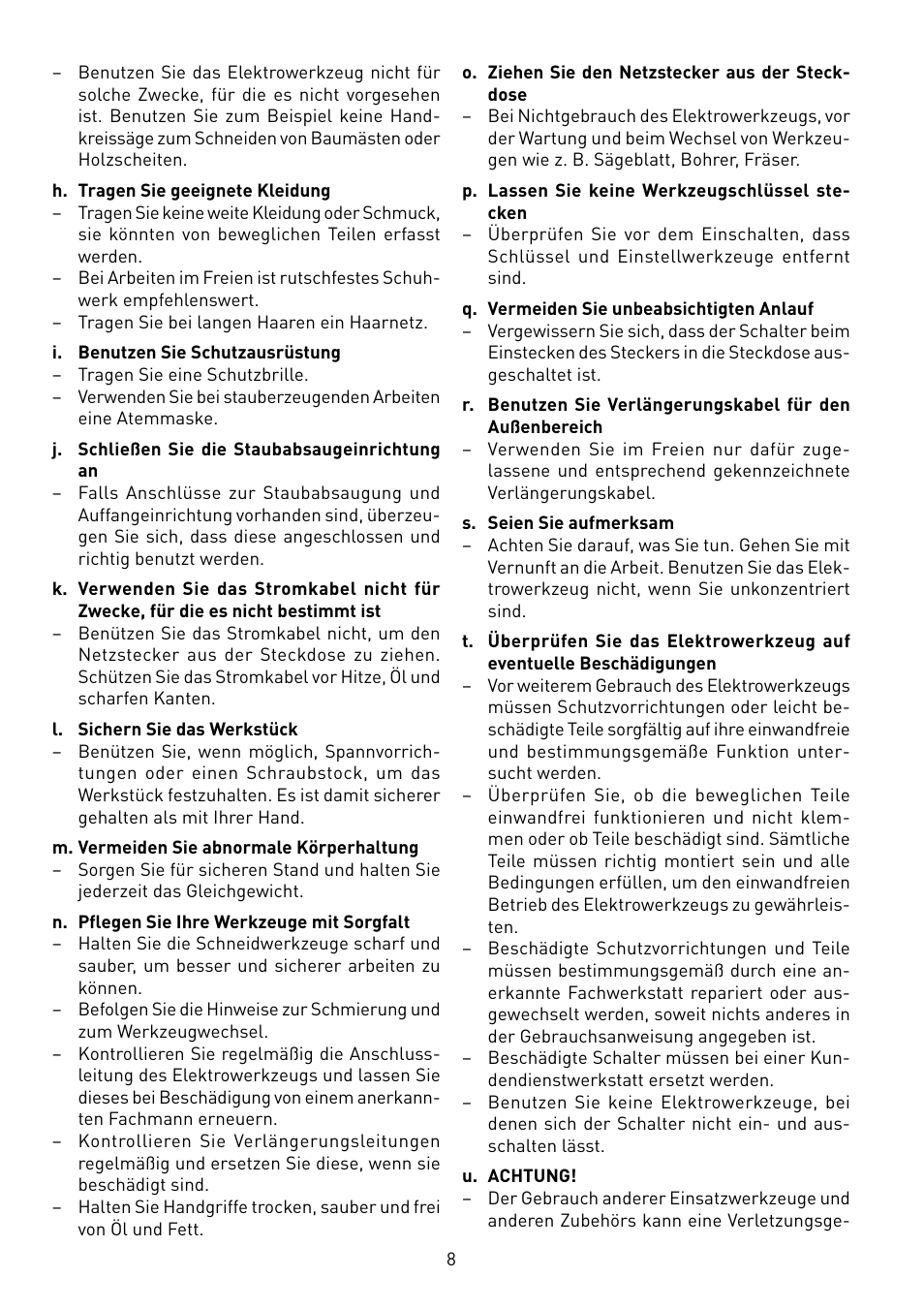 Festool CS 50 EB PRECISIO User Manual | Page 8 / 110