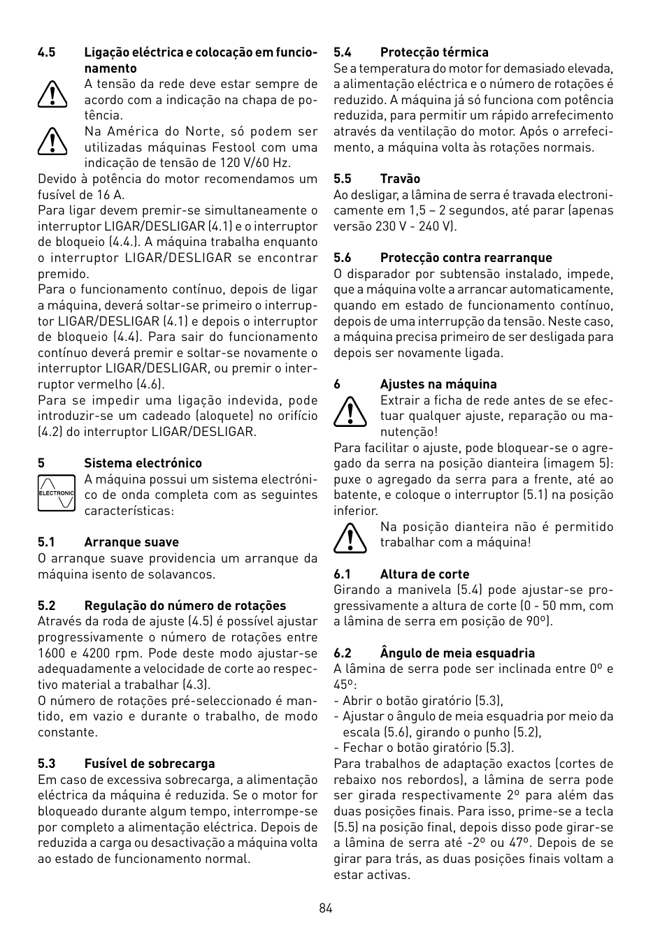 Festool CS 50 EB PRECISIO User Manual | Page 84 / 110